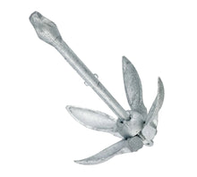 Load image into Gallery viewer, 9Lb Galvanized Folding Grappling Anchor
