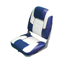 Load image into Gallery viewer, Premium Folding Boat Seat (Blue/White)

