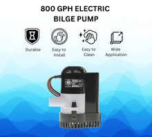 Load image into Gallery viewer, 800 GPH Fully Automatic Bilge Pump WITH Internal Float Switch - Blue Dog Marine

