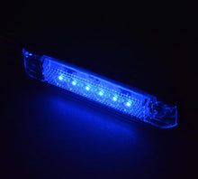 Load image into Gallery viewer, 4&quot; Low Profile Blue LED Light

