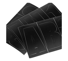 Load image into Gallery viewer, 3&quot; Black Boat Letter &amp; Number Kit
