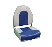 Load image into Gallery viewer, High-back Boat Seat (Gray/Navy)
