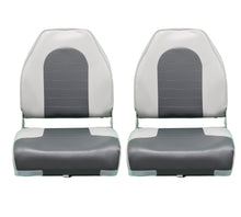 Load image into Gallery viewer, High-back Boat Seat (Gray/Charcoal)
