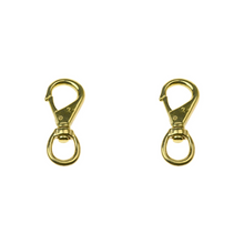 Load image into Gallery viewer, Blue Dog Marine Brass Eye Swivel Snap Hook – Heavy Duty Durable Snap Clip Strength - 390 Lbs
