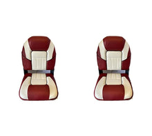 Load image into Gallery viewer, Premium Folding  Boat Seat (Red/White)
